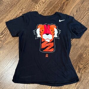 Tiger Woods Black and Orange Tee